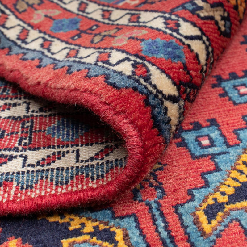 Perski dywan - Nomadyczny - 130 x 90 cm - czerwony