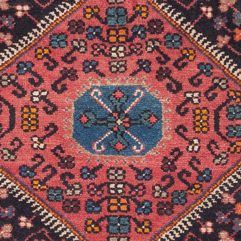 Perski dywan - Nomadyczny - 118 x 83 cm - ciemnoniebieski