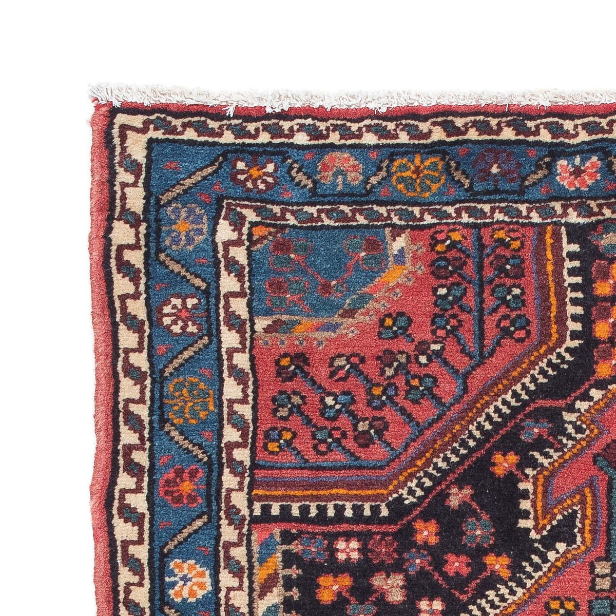 Perski dywan - Nomadyczny - 118 x 83 cm - ciemnoniebieski