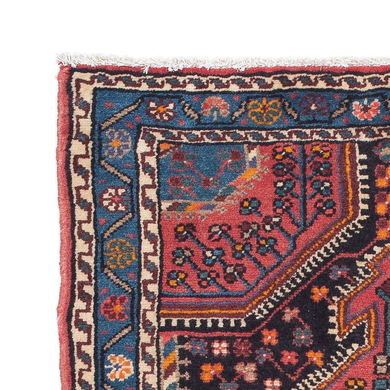 Perski dywan - Nomadyczny - 118 x 83 cm - ciemnoniebieski