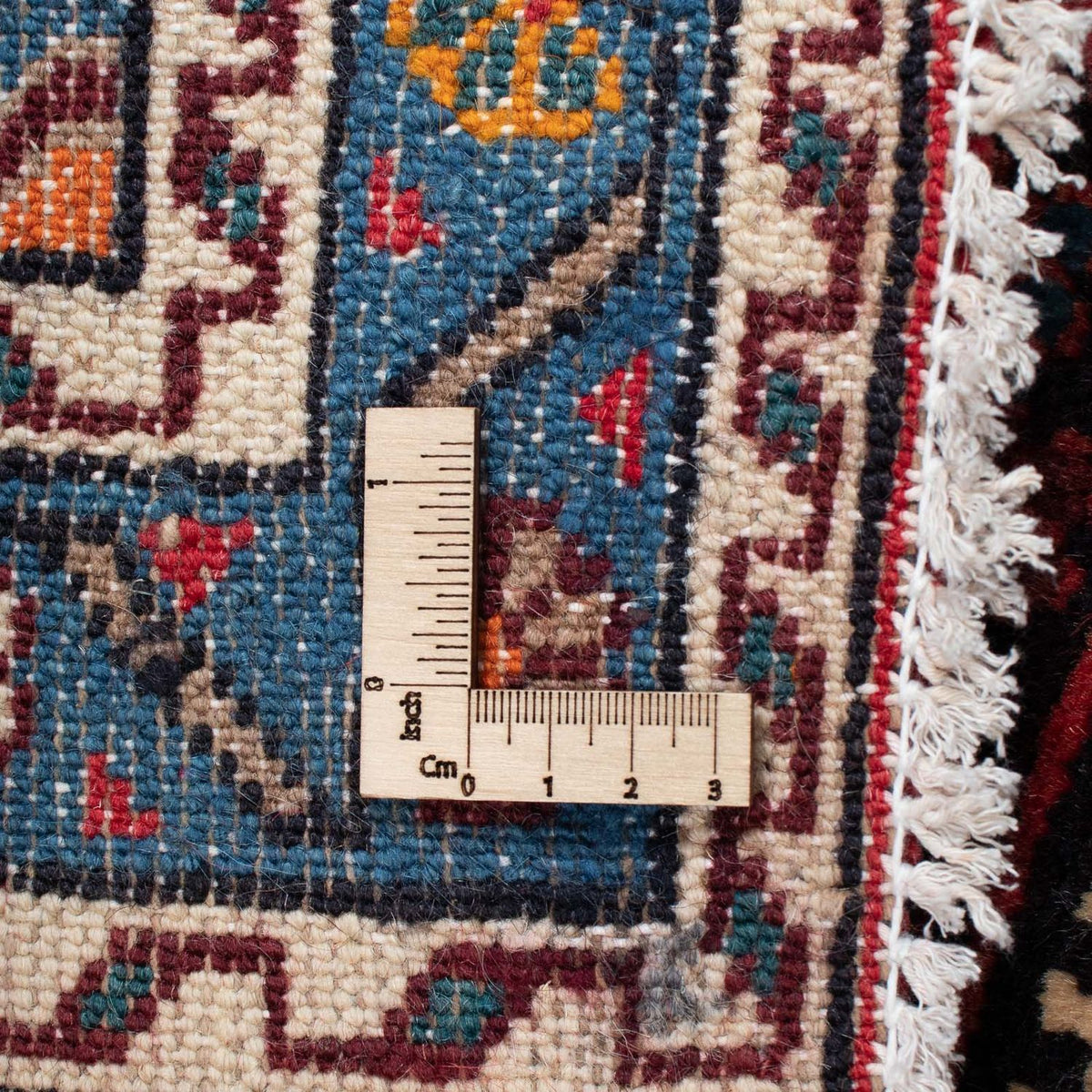 Perski dywan - Nomadyczny - 118 x 83 cm - ciemnoniebieski