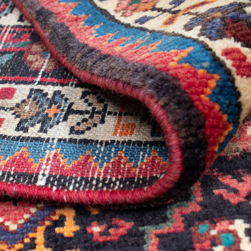 Perski dywan - Nomadyczny - 138 x 88 cm - ciemna czerwień