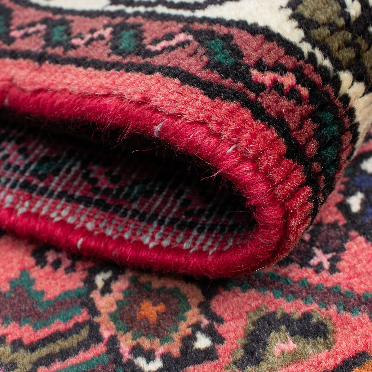 Biegacz Perski dywan - Nomadyczny - 190 x 72 cm - ciemna czerwień