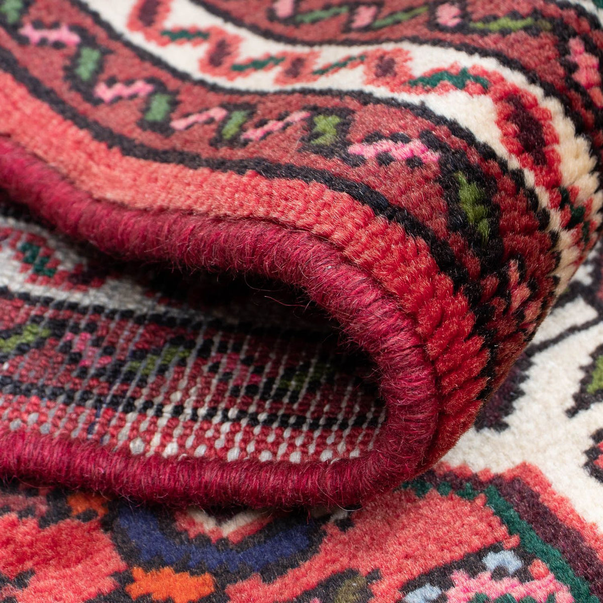 Biegacz Perski dywan - Nomadyczny - 200 x 72 cm - ciemna czerwień