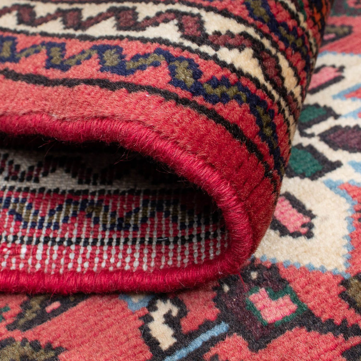 Biegacz Perski dywan - Nomadyczny - 195 x 72 cm - ciemna czerwień