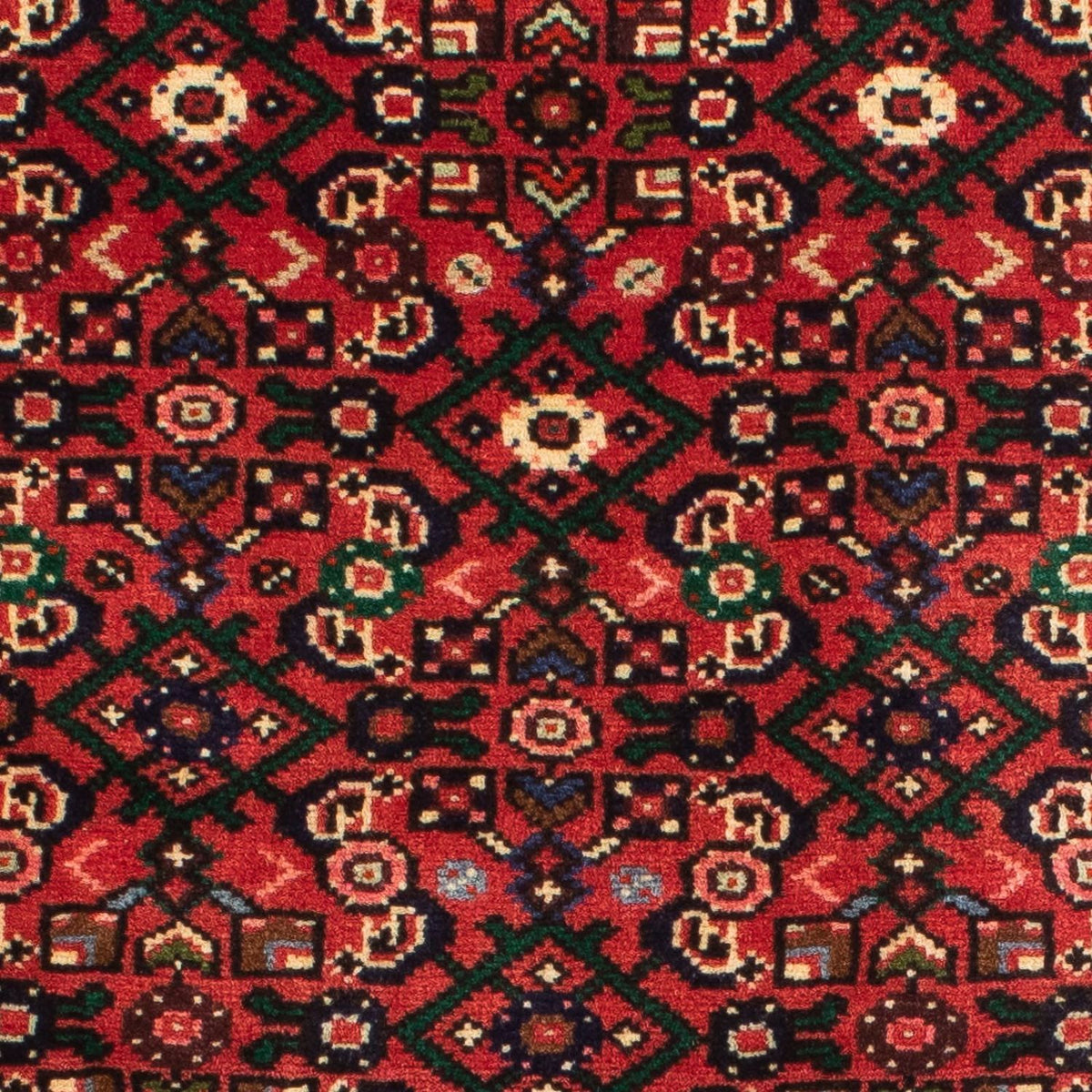 Biegacz Perski dywan - Nomadyczny - 205 x 75 cm - ciemna czerwień