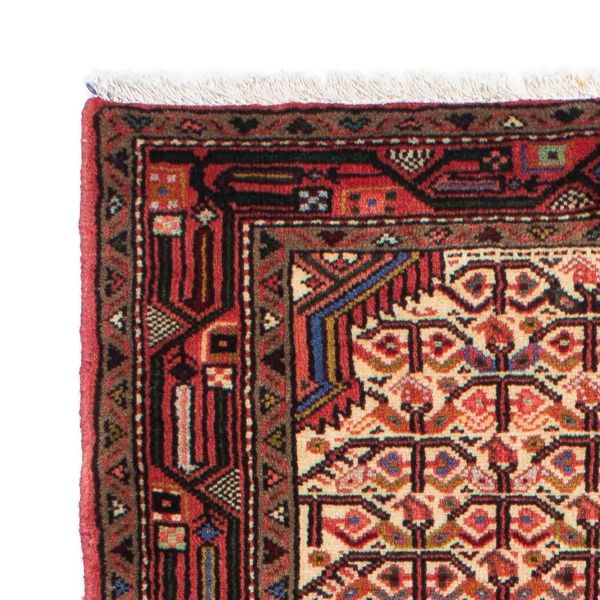 Biegacz Perski dywan - Nomadyczny - 204 x 83 cm - jasna czerwień