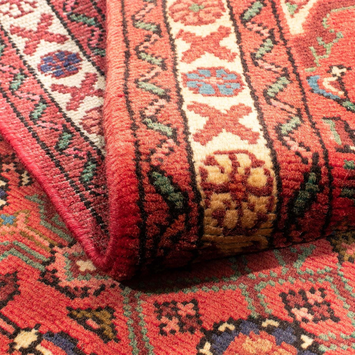 Perski dywan - Nomadyczny - 135 x 110 cm - jasna czerwień