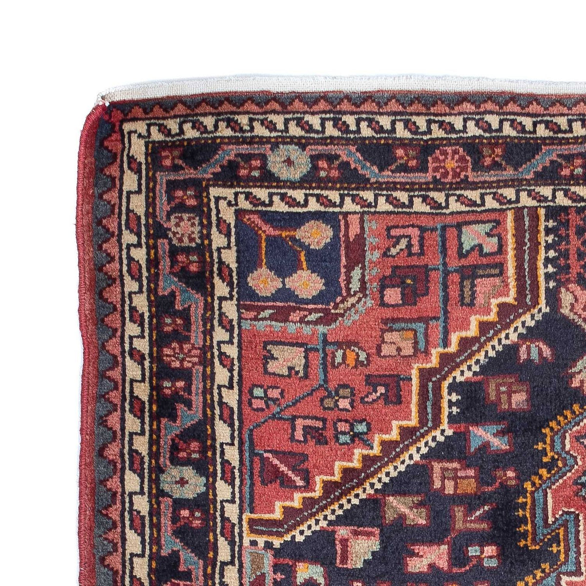 Perski dywan - Nomadyczny - 157 x 104 cm - ciemnoniebieski