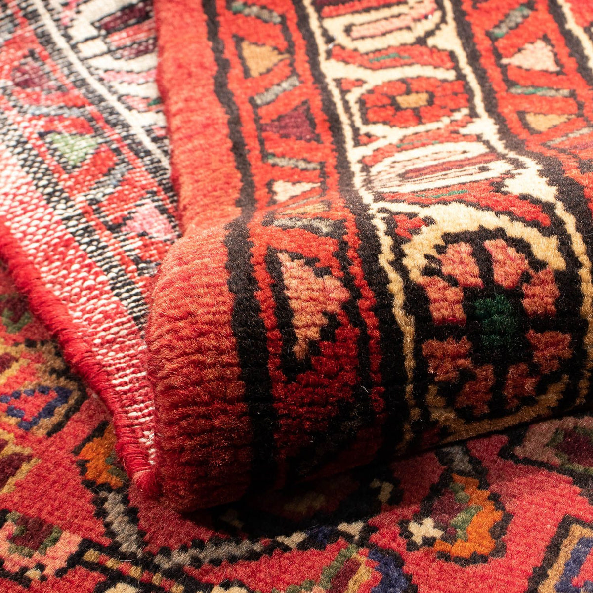 Perski dywan - Nomadyczny - 150 x 108 cm - ciemna czerwień