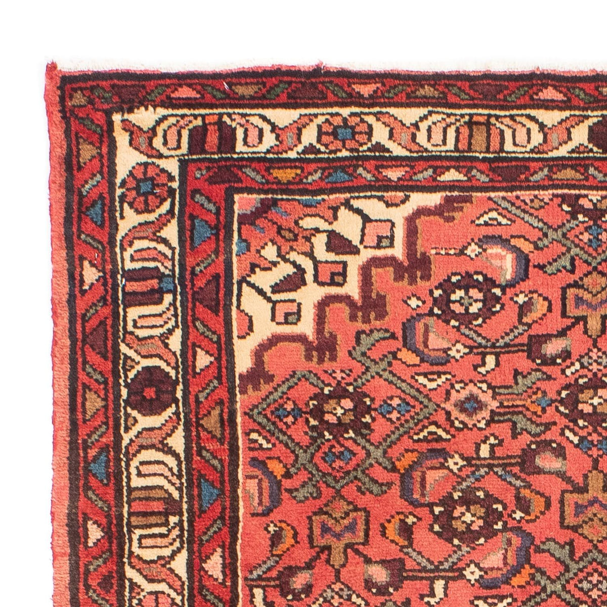 Perski dywan - Nomadyczny - 150 x 110 cm - jasna czerwień