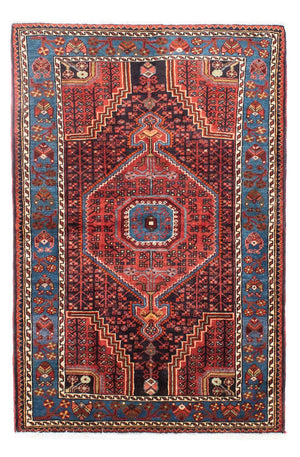 Perski dywan - Nomadyczny - 163 x 110 cm - czerwony