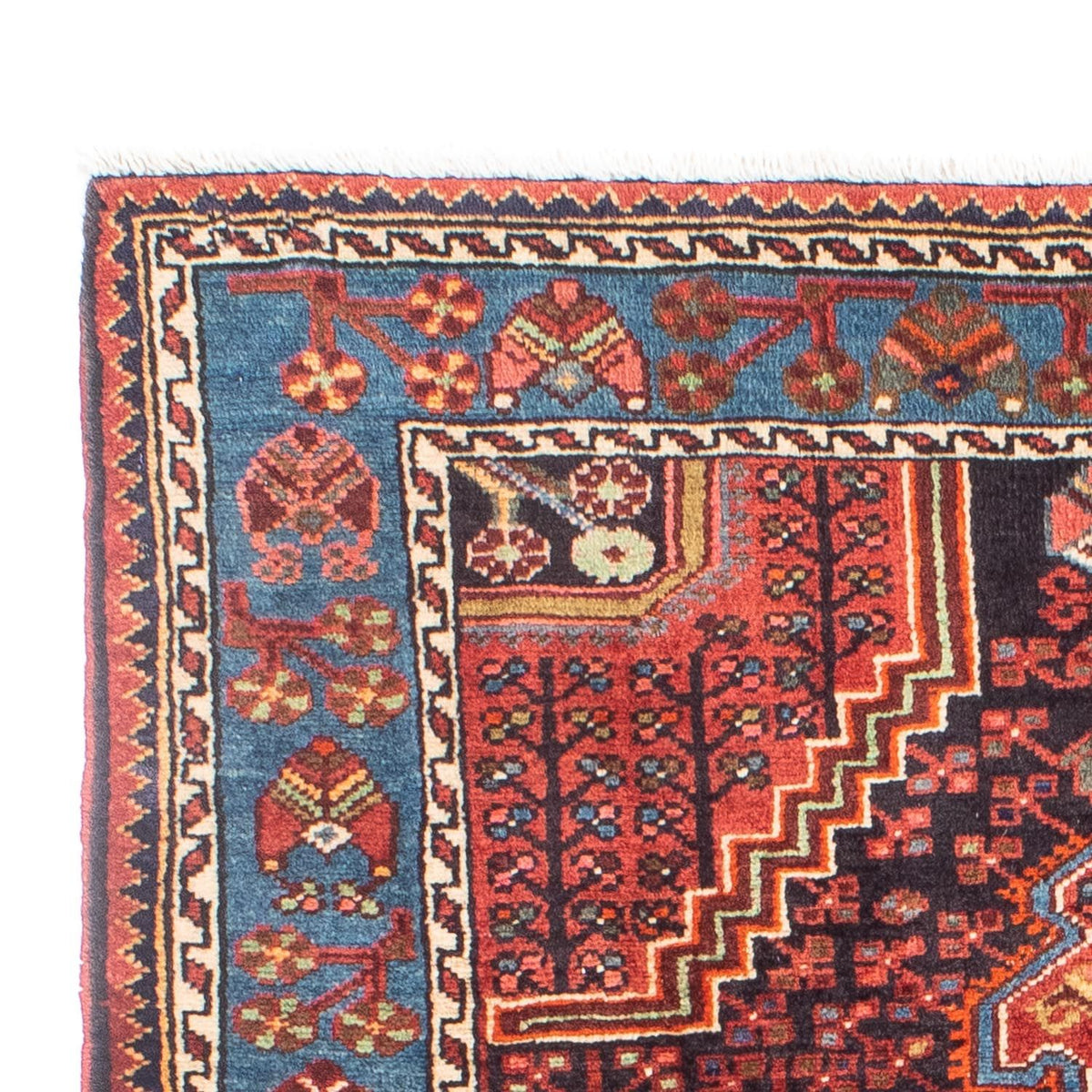 Perski dywan - Nomadyczny - 163 x 110 cm - czerwony