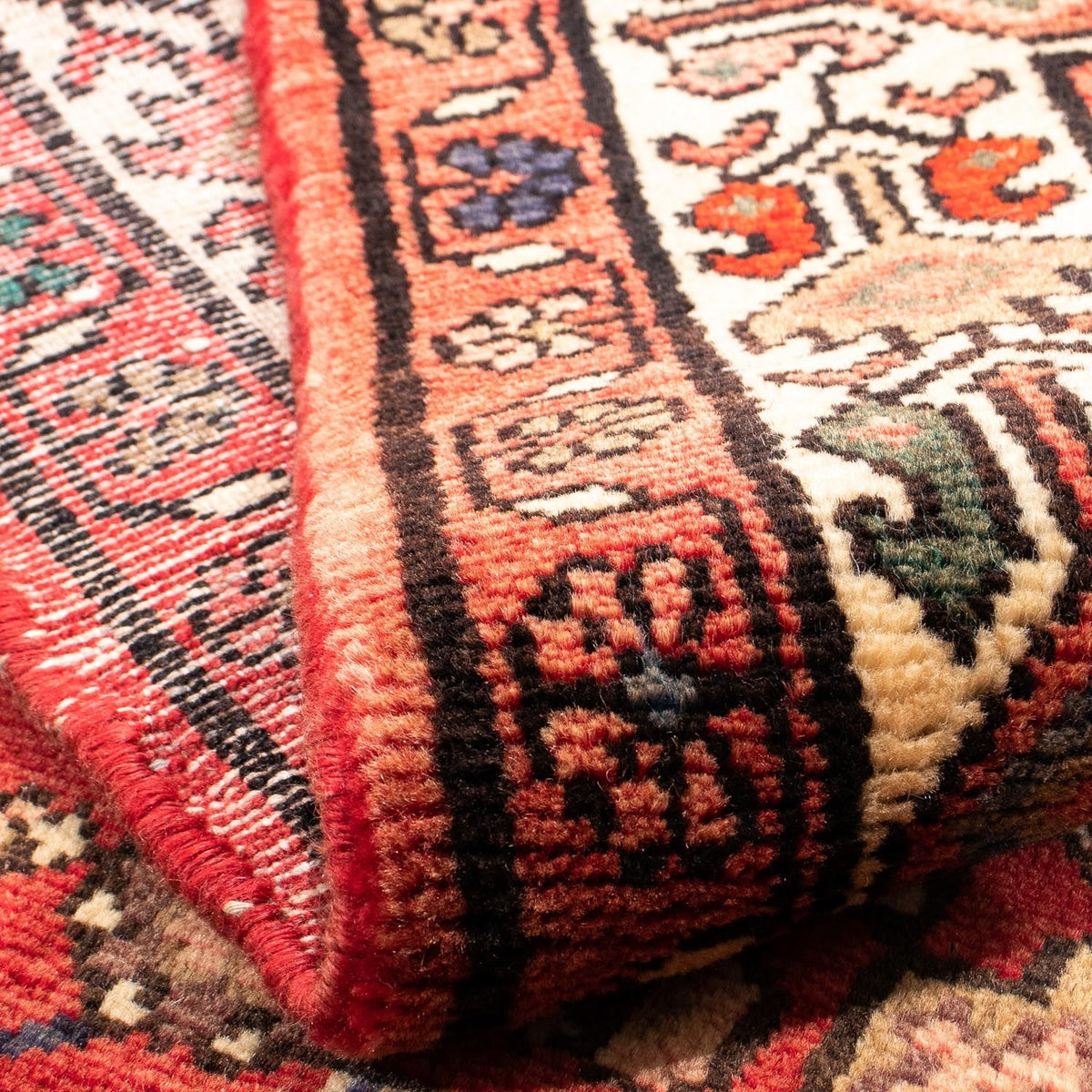 Perski dywan - Nomadyczny - 155 x 110 cm - czerwony