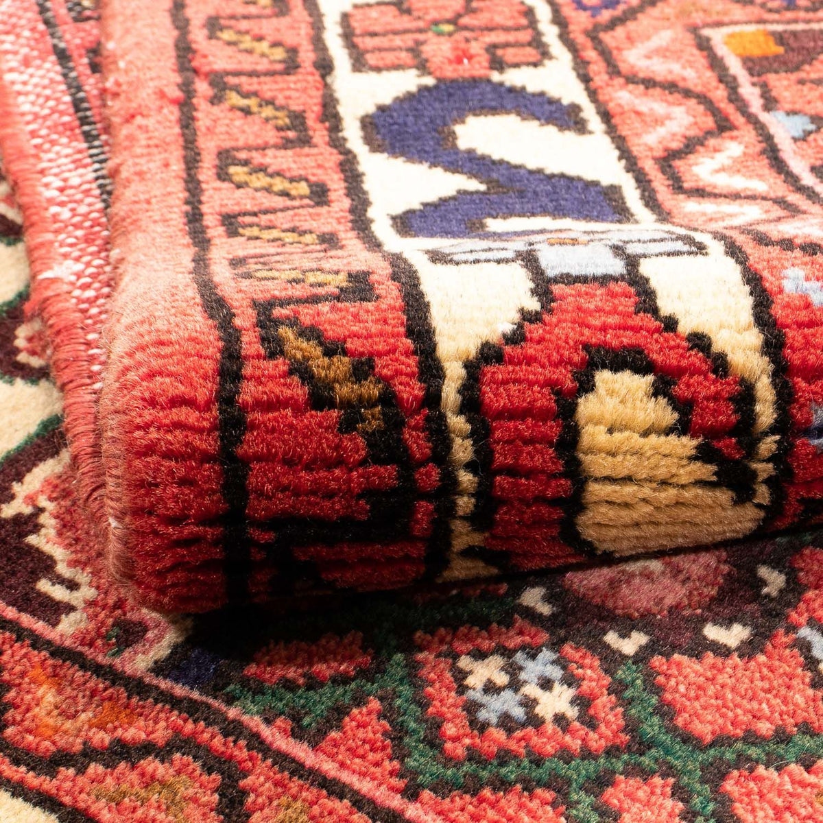 Perski dywan - Nomadyczny - 144 x 100 cm - czerwony