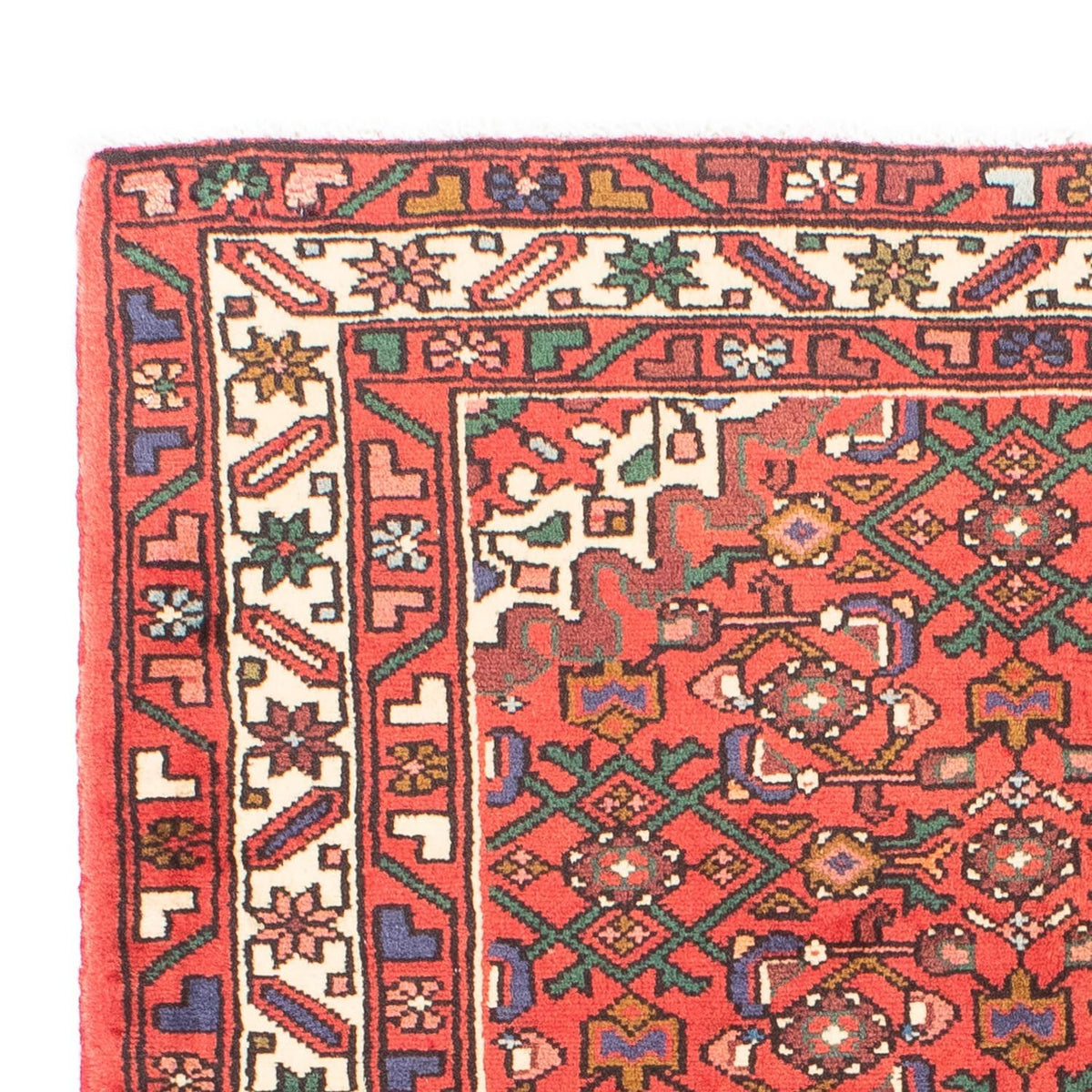 Perski dywan - Nomadyczny - 147 x 102 cm - czerwony