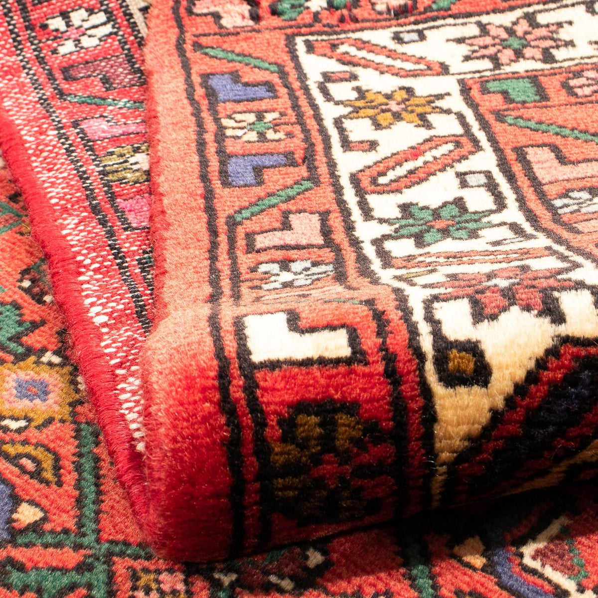 Perski dywan - Nomadyczny - 147 x 102 cm - czerwony