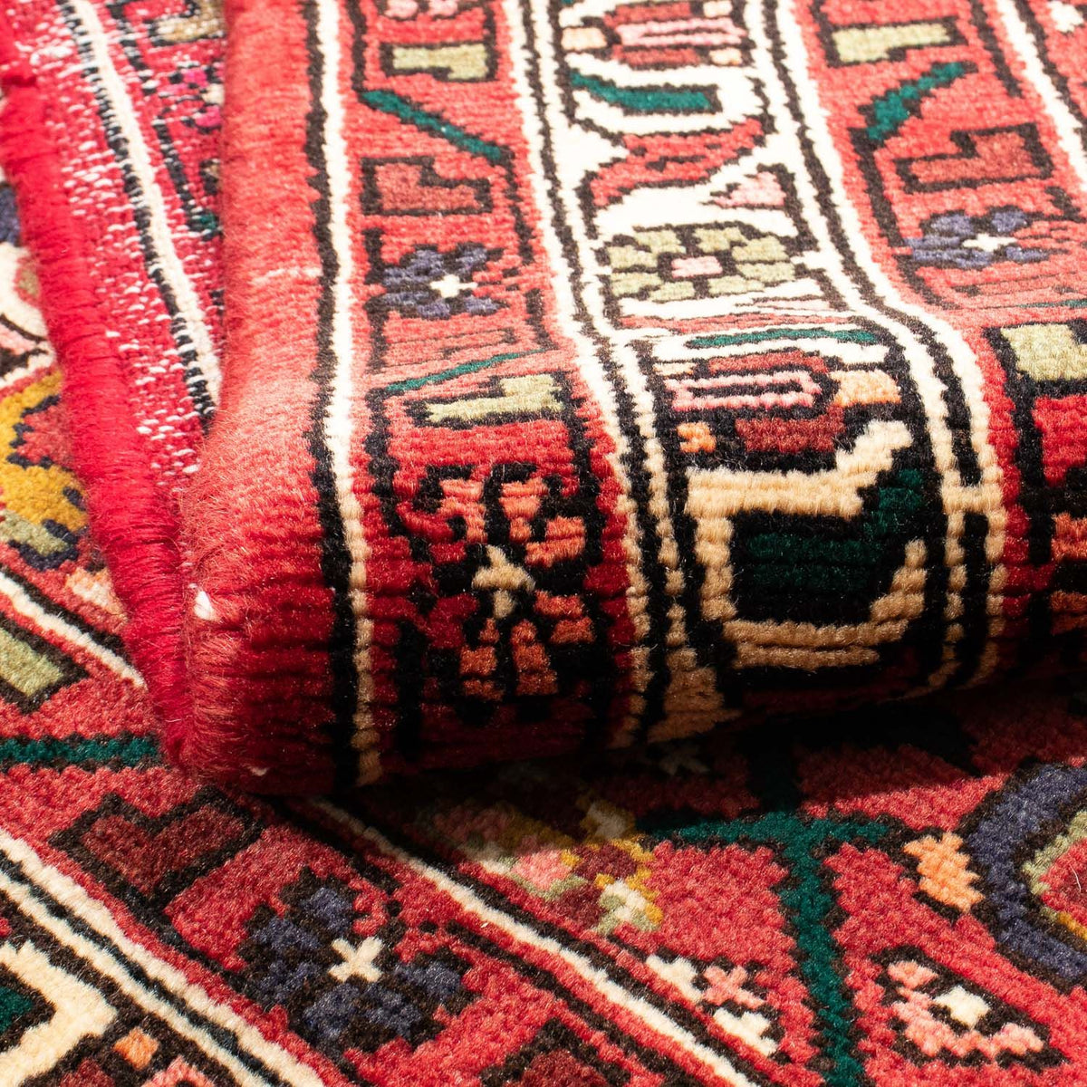 Perski dywan - Nomadyczny - 148 x 107 cm - czerwony