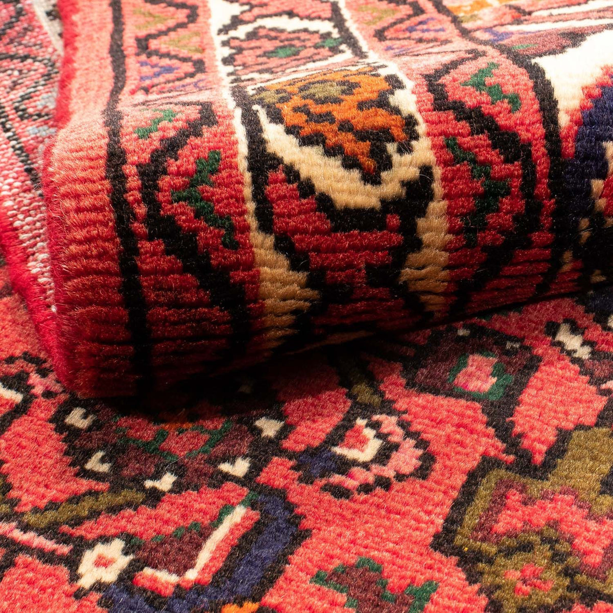 Perski dywan - Nomadyczny - 155 x 105 cm - czerwony