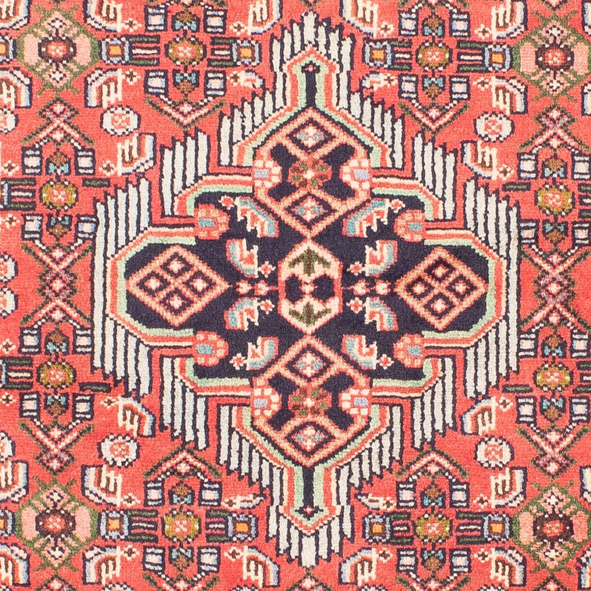 Perski dywan - Nomadyczny - 145 x 105 cm - czerwony