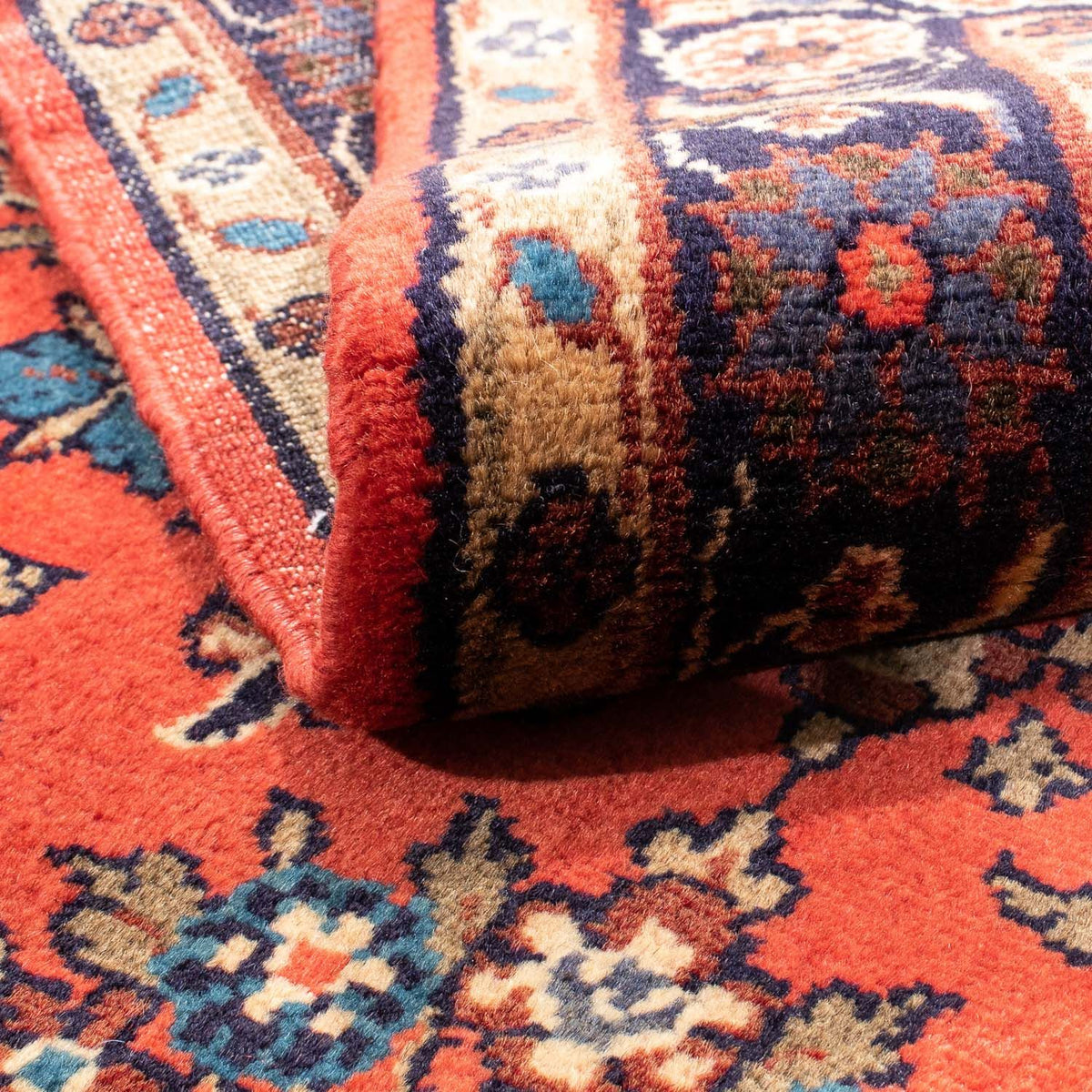 Perski dywan - Nomadyczny - 150 x 100 cm - czerwony