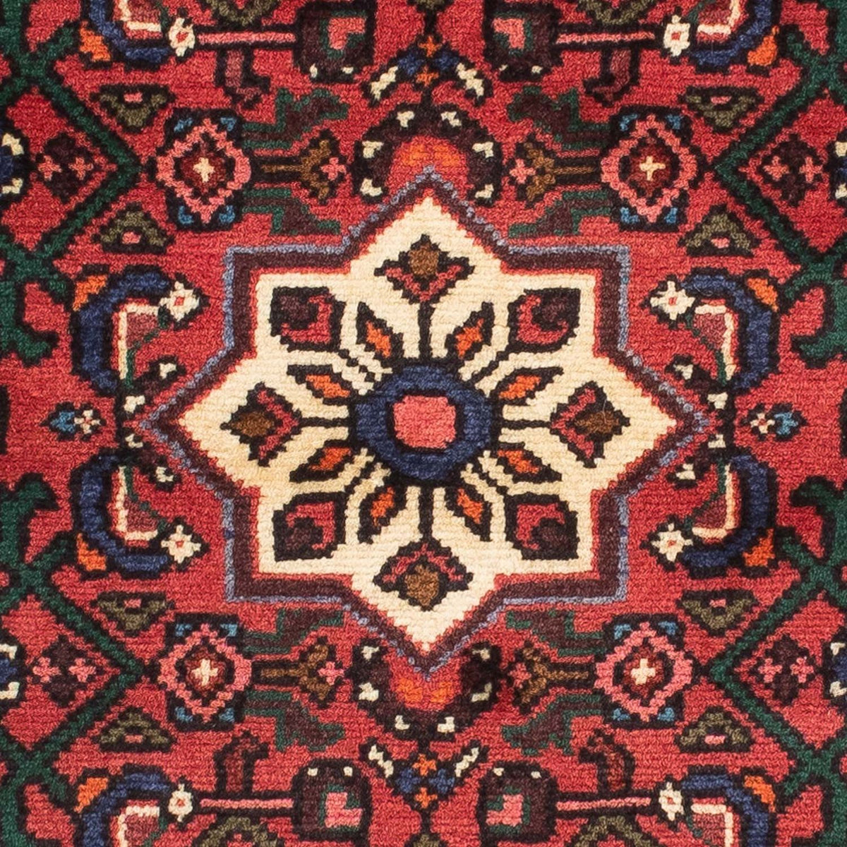 Biegacz Perski dywan - Nomadyczny - 203 x 70 cm - ciemna czerwień