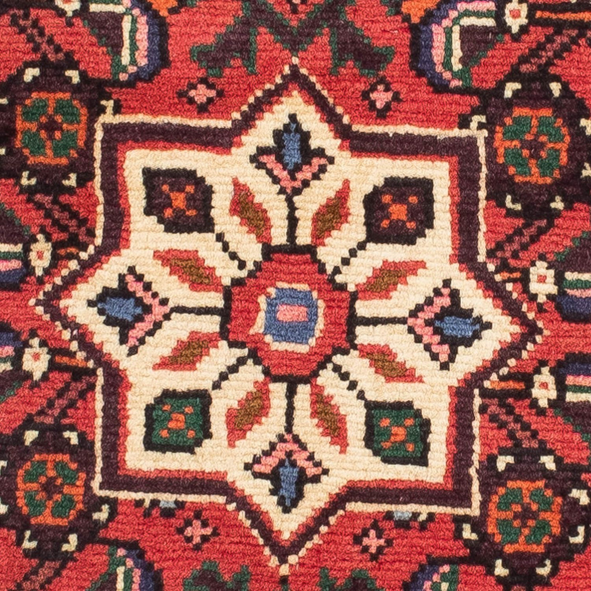 Biegacz Perski dywan - Nomadyczny - 200 x 73 cm - ciemna czerwień