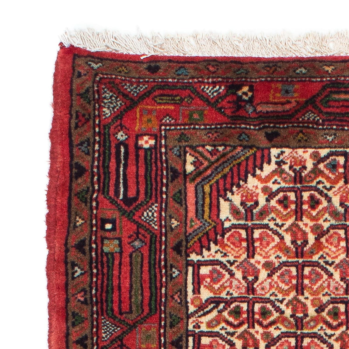 Biegacz Perski dywan - Nomadyczny - 195 x 76 cm - ciemna czerwień