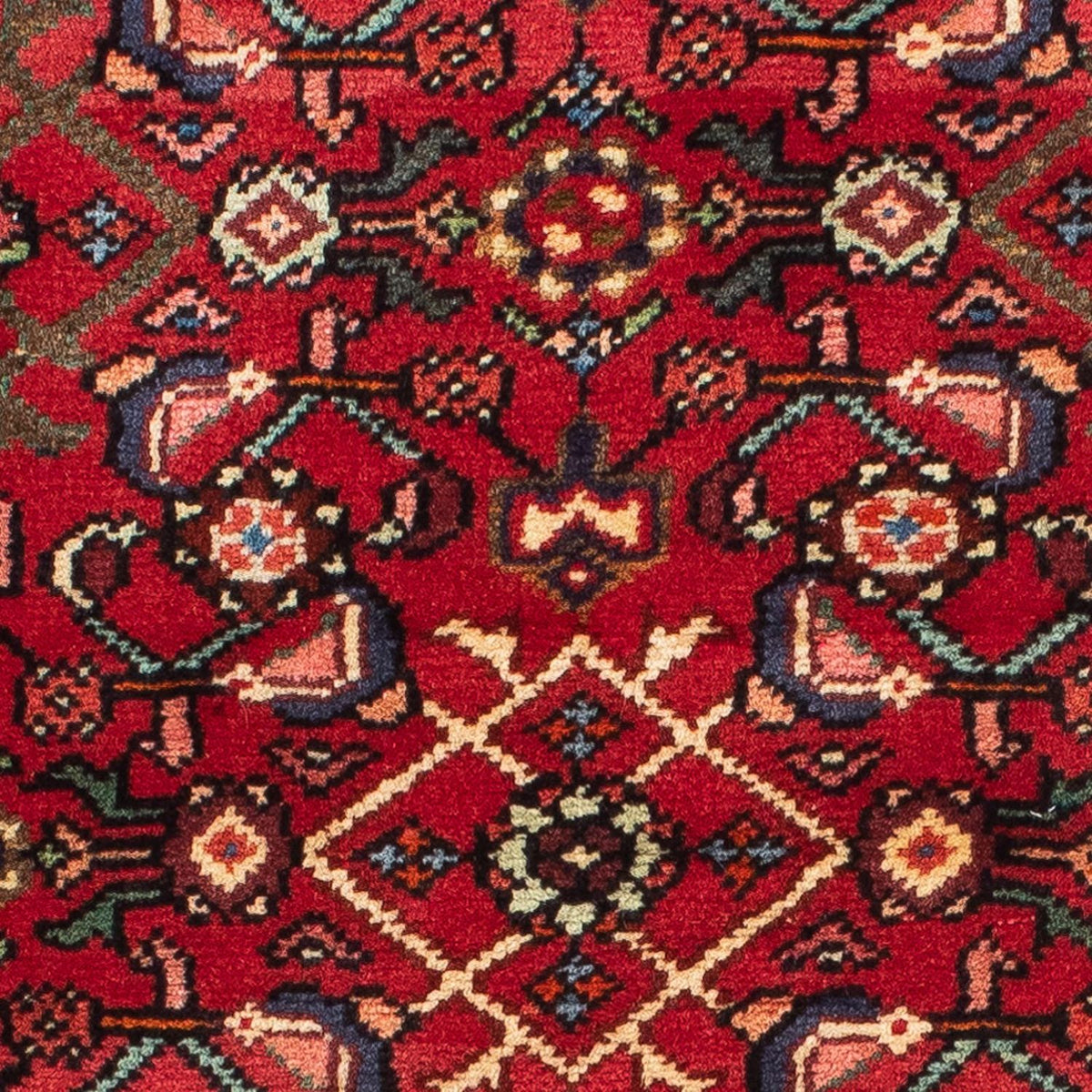 Biegacz Perski dywan - Nomadyczny - 200 x 78 cm - ciemna czerwień