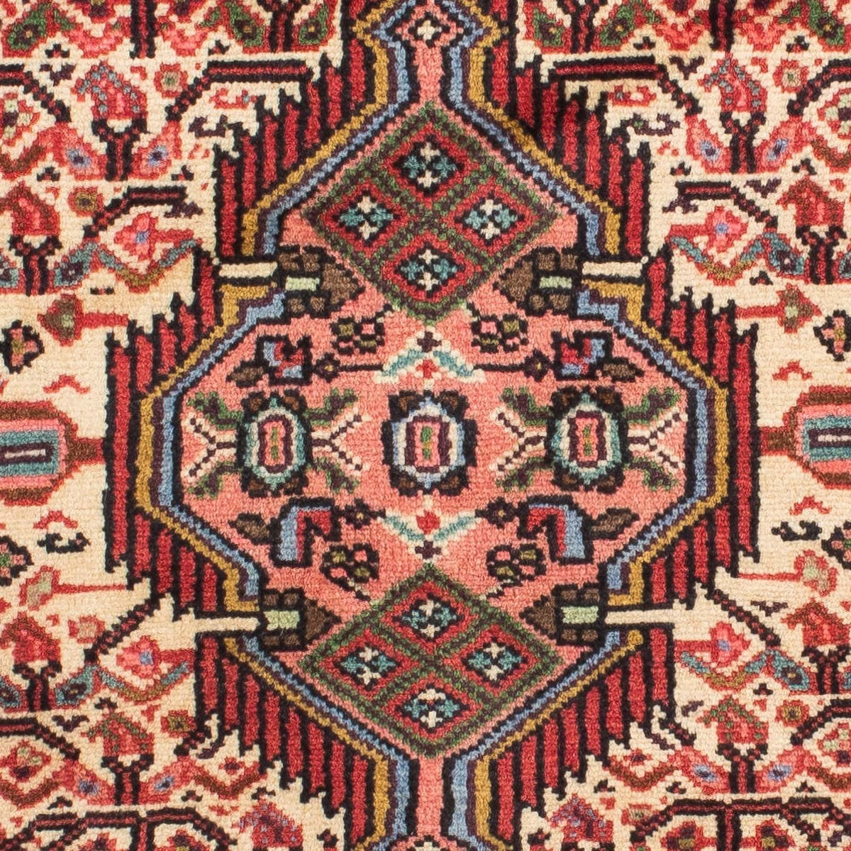 Biegacz Perski dywan - Nomadyczny - 217 x 85 cm - jasna czerwień