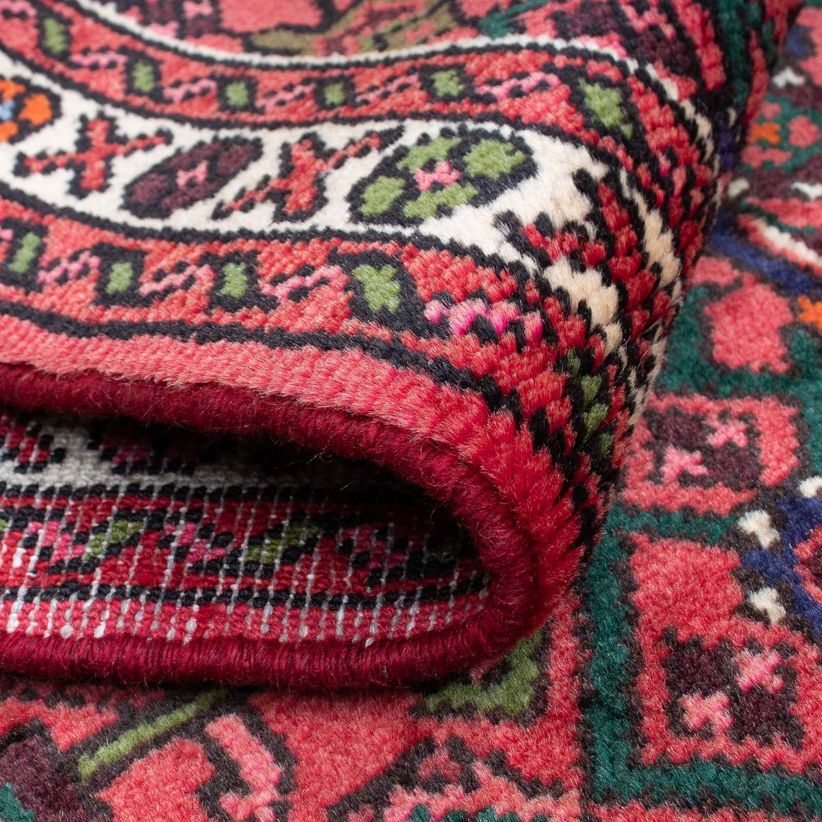 Biegacz Perski dywan - Nomadyczny - 198 x 75 cm - ciemna czerwień