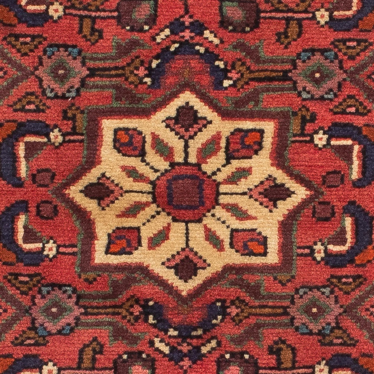 Biegacz Perski dywan - Nomadyczny - 192 x 70 cm - ciemna czerwień