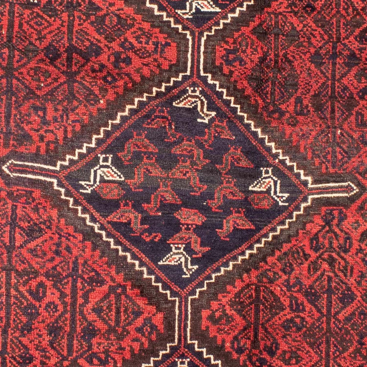 Perski dywan - Nomadyczny - 290 x 210 cm - jasna czerwień