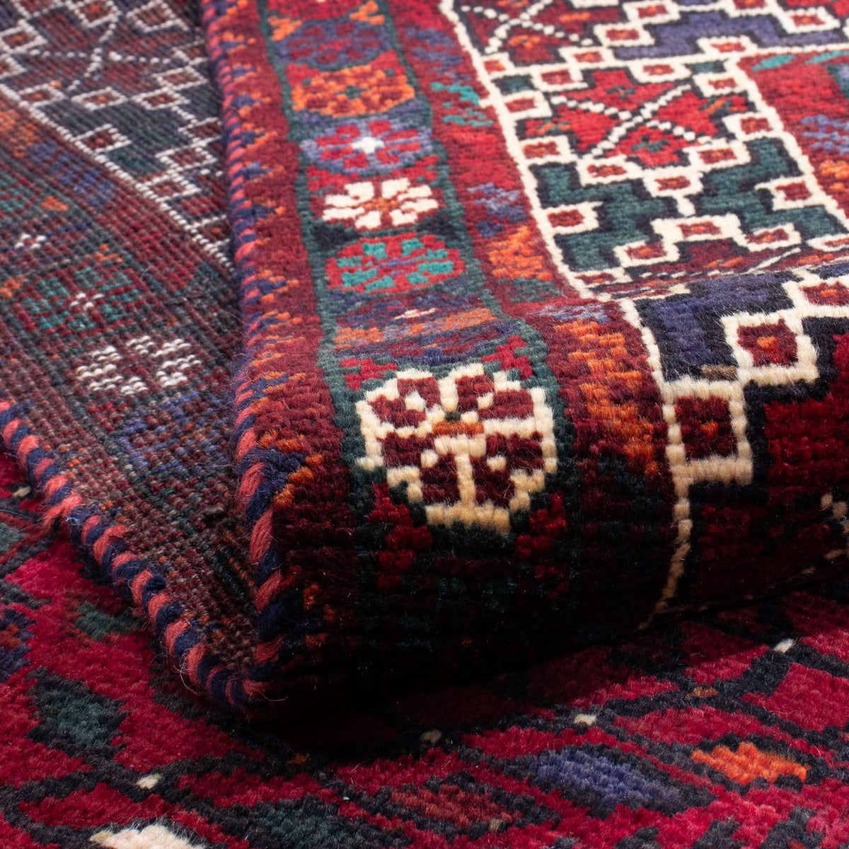 Perski dywan - Nomadyczny - 300 x 208 cm - ciemna czerwień