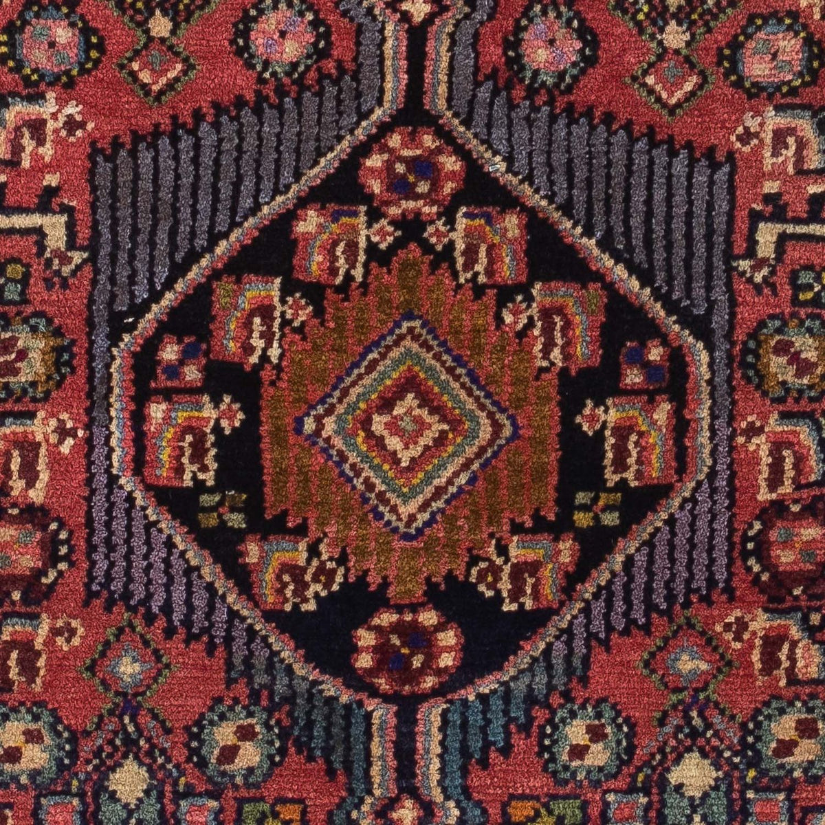 Perski dywan - Nomadyczny - 110 x 76 cm - jasna czerwień