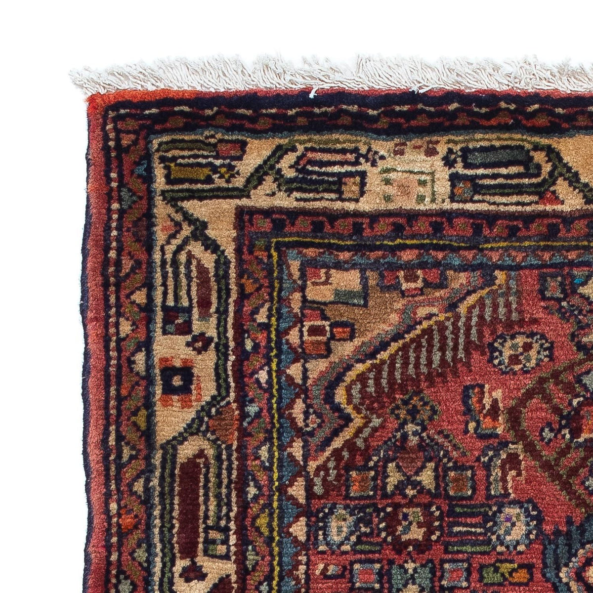 Perski dywan - Nomadyczny - 110 x 76 cm - jasna czerwień