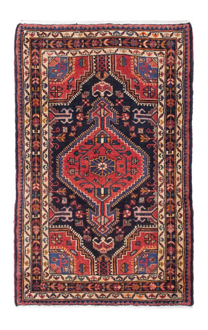 Perski dywan - Nomadyczny - 130 x 85 cm - ciemnoniebieski