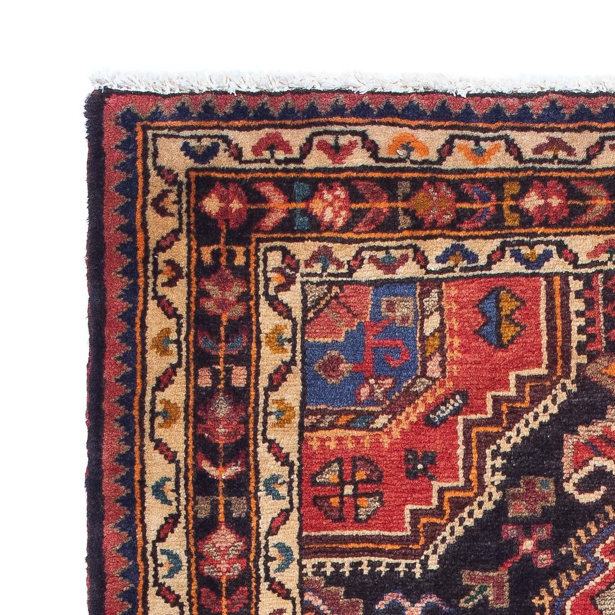 Perski dywan - Nomadyczny - 130 x 85 cm - ciemnoniebieski