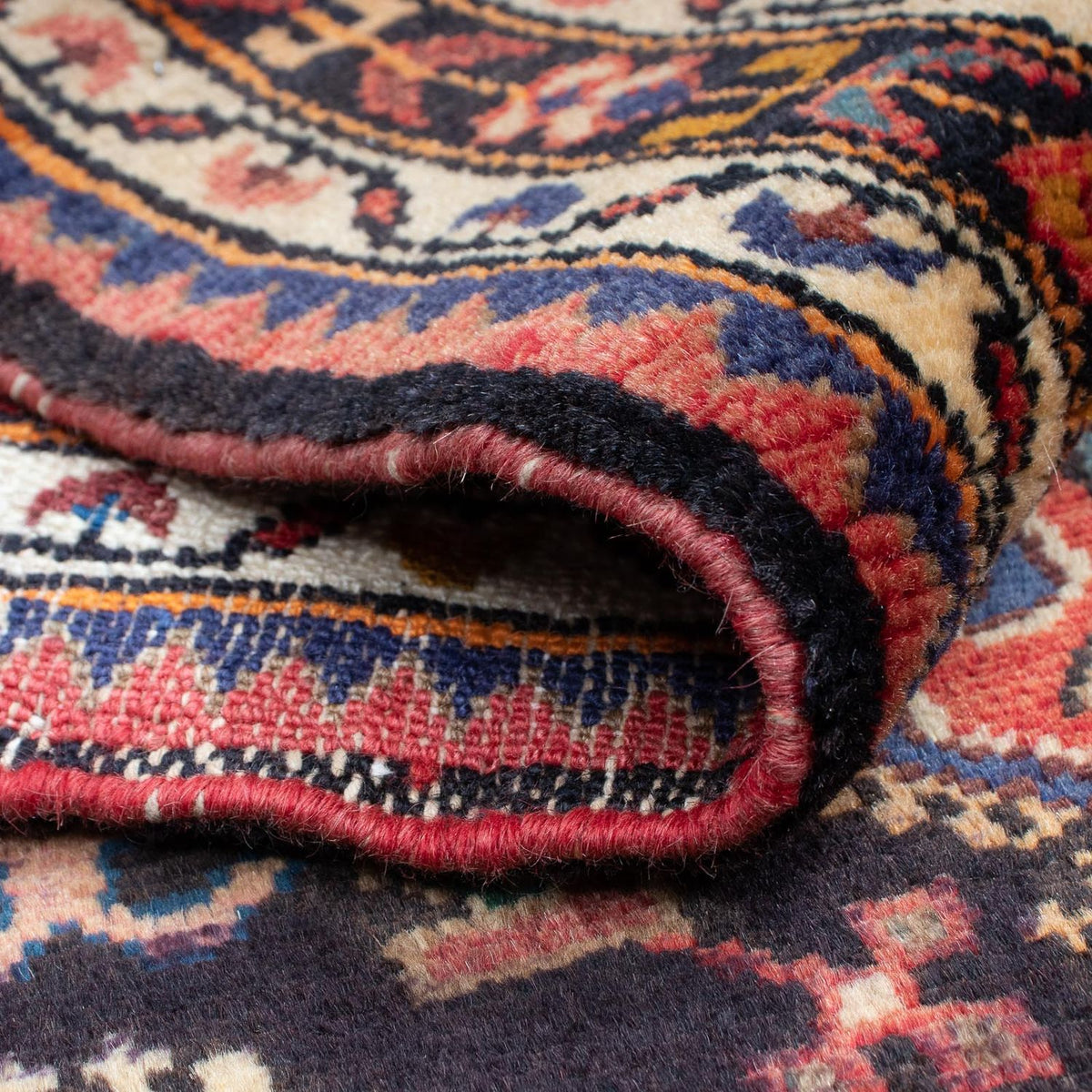 Perski dywan - Nomadyczny - 130 x 85 cm - ciemnoniebieski