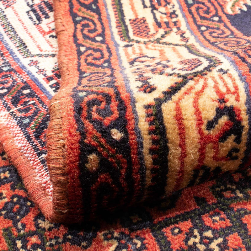 Perski dywan - Nomadyczny - 150 x 98 cm - jasna czerwień