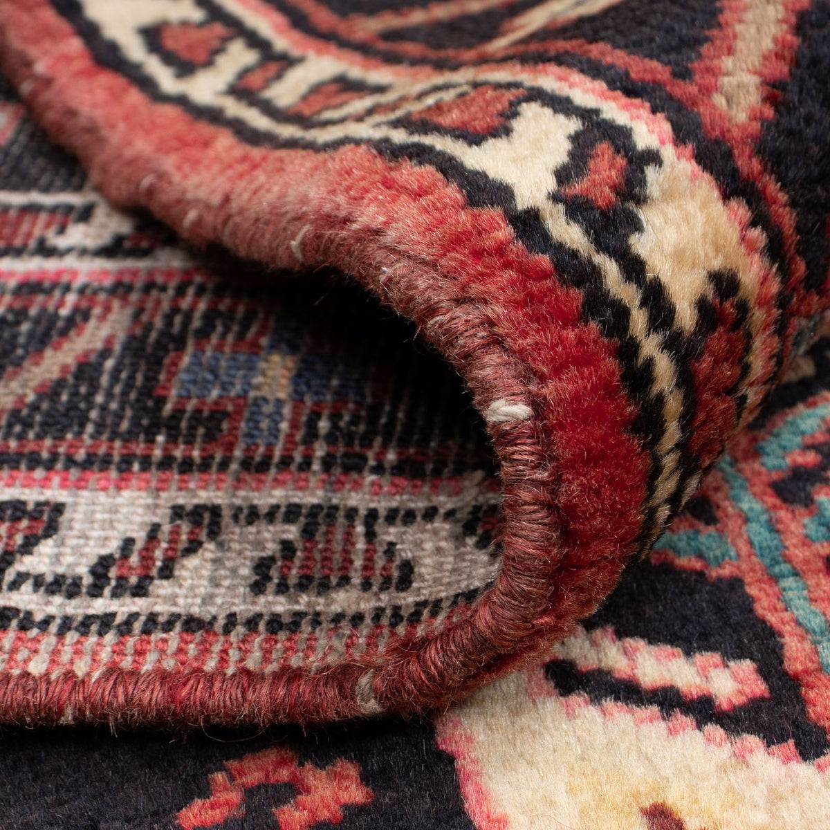 Perski dywan - Nomadyczny - 135 x 90 cm - ciemnoniebieski