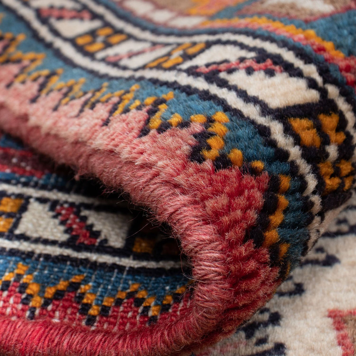 Perski dywan - Nomadyczny - 133 x 92 cm - wielokolorowy