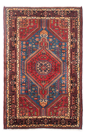 Perski dywan - Nomadyczny - 163 x 107 cm - ciemna czerwień