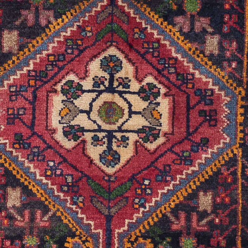 Perski dywan - Nomadyczny - 136 x 85 cm - ciemnoniebieski