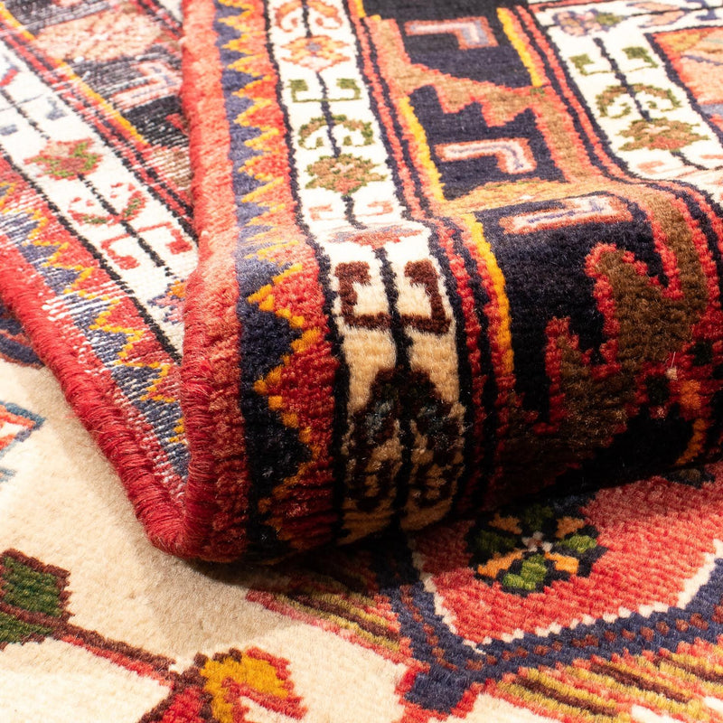 Perski dywan - Nomadyczny - 205 x 142 cm - czerwony