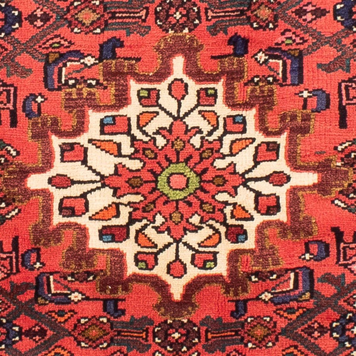 Perski dywan - Nomadyczny - 212 x 152 cm - czerwony