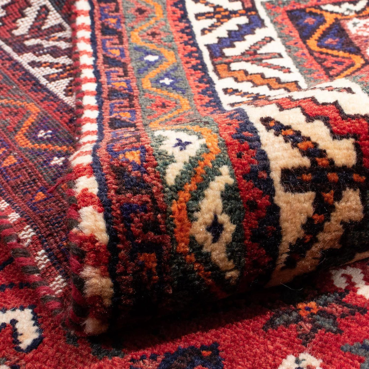 Perski dywan - Nomadyczny - 318 x 230 cm - czerwony