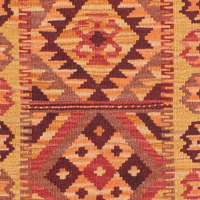 Biegacz Dywan Kelim - Splash - 299 x 73 cm - jasna czerwień