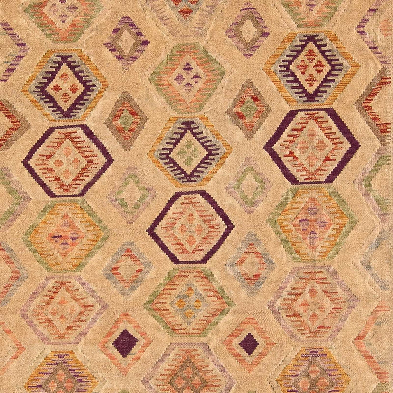 Dywan Kelim - Splash - 290 x 200 cm - jasnobrązowy