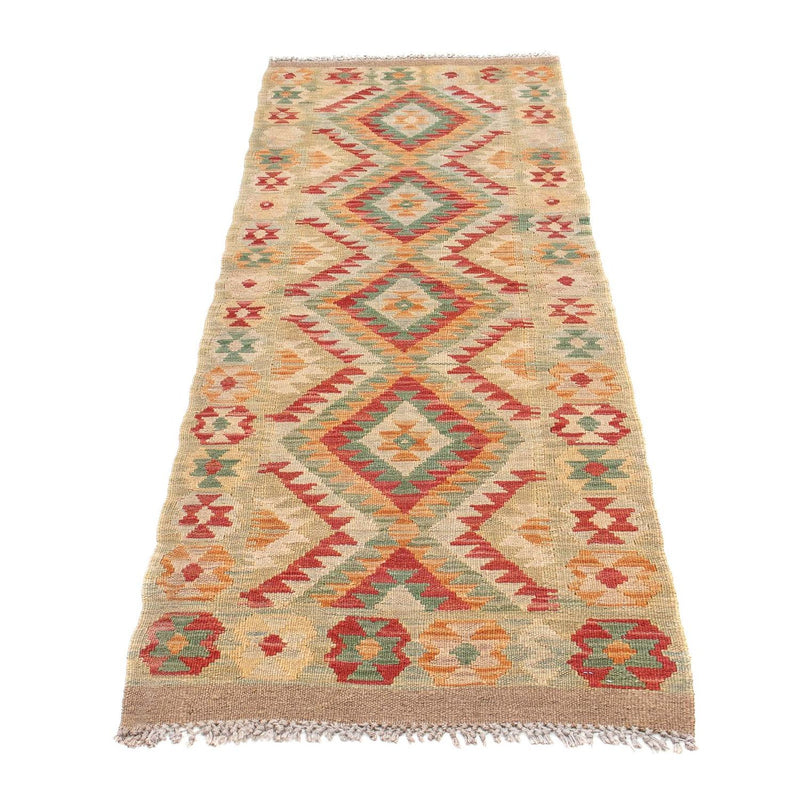 Biegacz Dywan Kelim - Splash - 194 x 63 cm - wielokolorowy